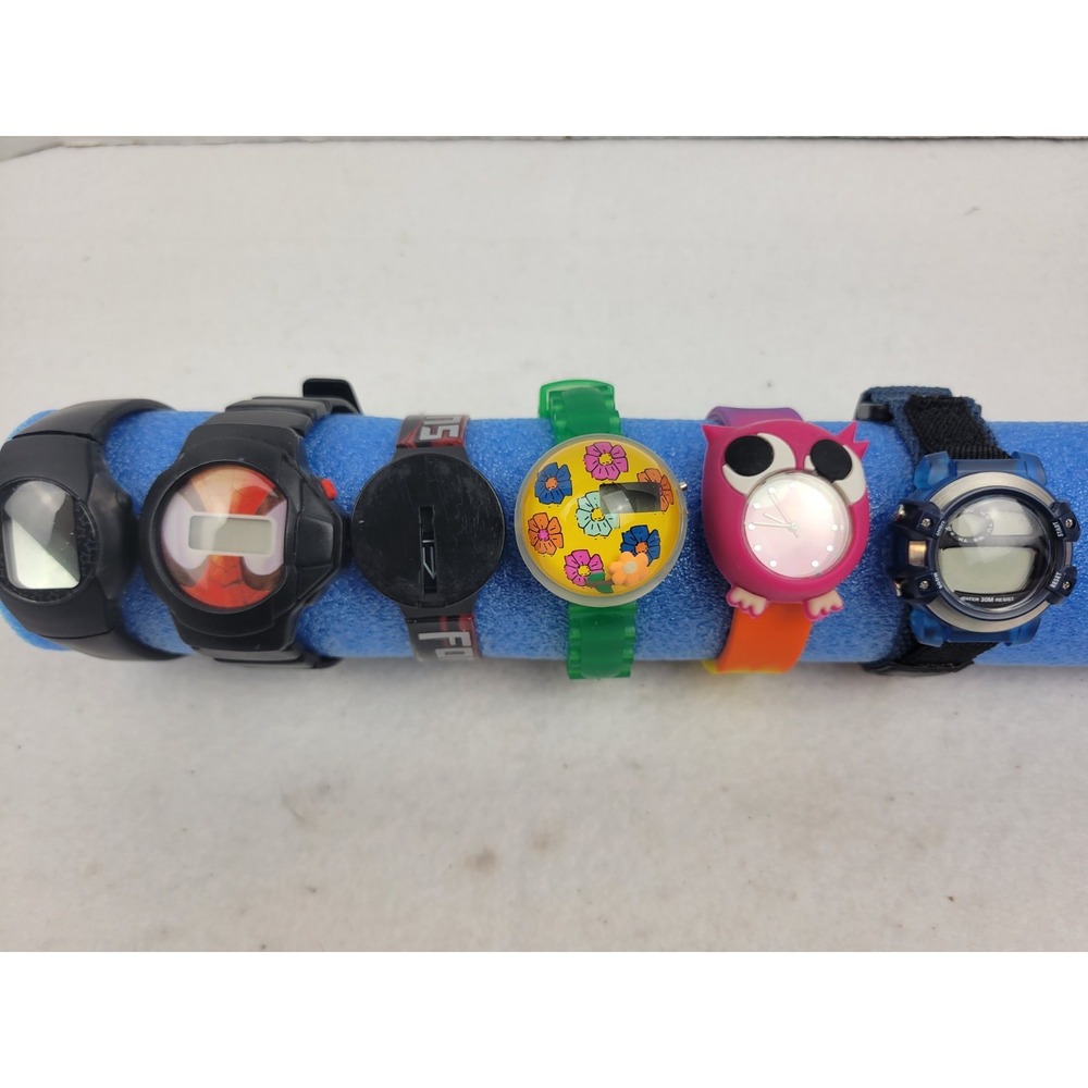 Vintage & Modern Lot Youth Watches: Disney Spiderman Transformers **READ**‎
